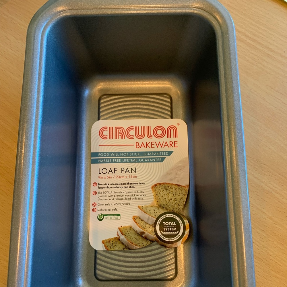 Circulon Bakeware Meatloaf/Nonstick Baking Loaf Pan, 9 Inch x 5 Inch, Gray